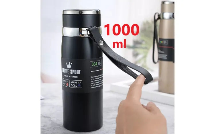 Stainless Steel Hot & Cold Water Bottle – Double-Wall Insulation