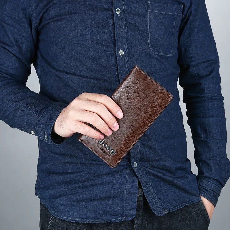 Versatile Long Premium PU Wallet - Soft, Stylish, Smart
