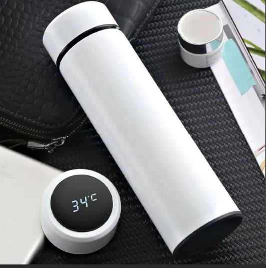 500ML Steel Water Bottle – Hot and Cold, with Temperature Sensor