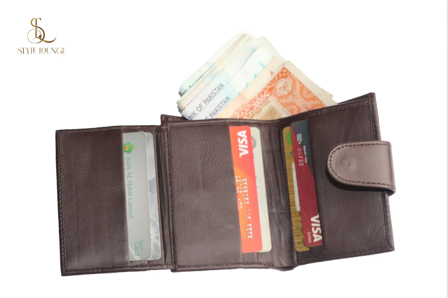 Trifold wallet with 1 year guarantee
