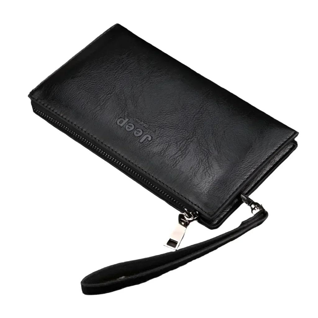 Versatile Zip Long PU Wallet - Soft, Stylish, Comfortable