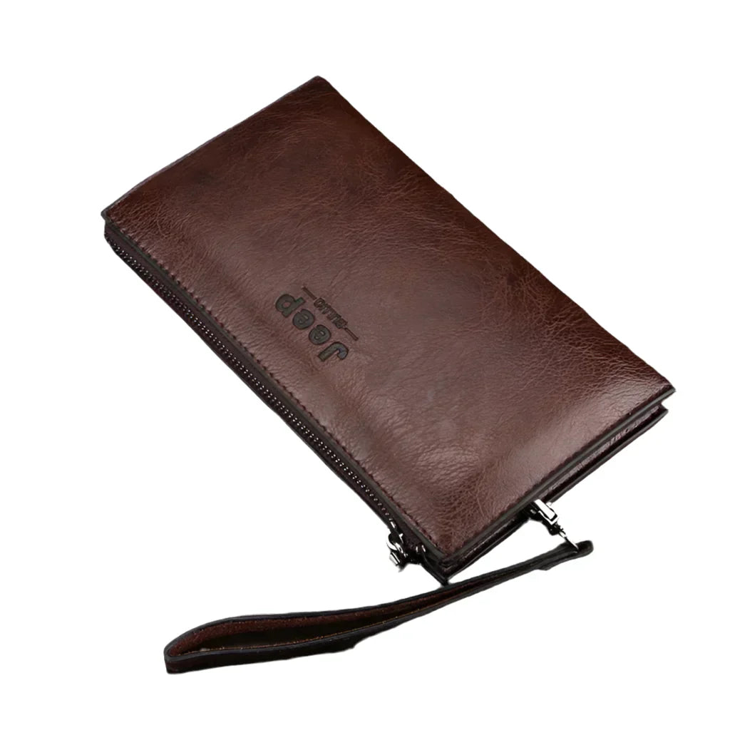 Versatile Zip Long PU Wallet - Soft, Stylish, Comfortable
