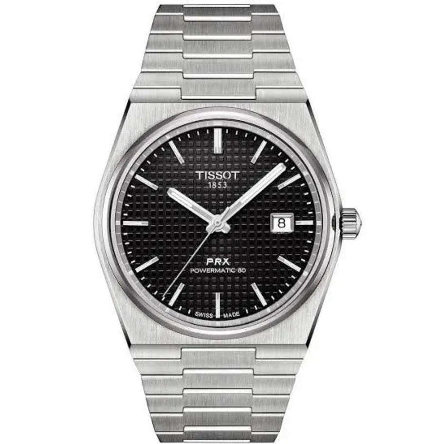 Premium 1853 Edition Slim Design - Integrated Stainless Steel Chain - Waffle Dial Luxury Timepiece.