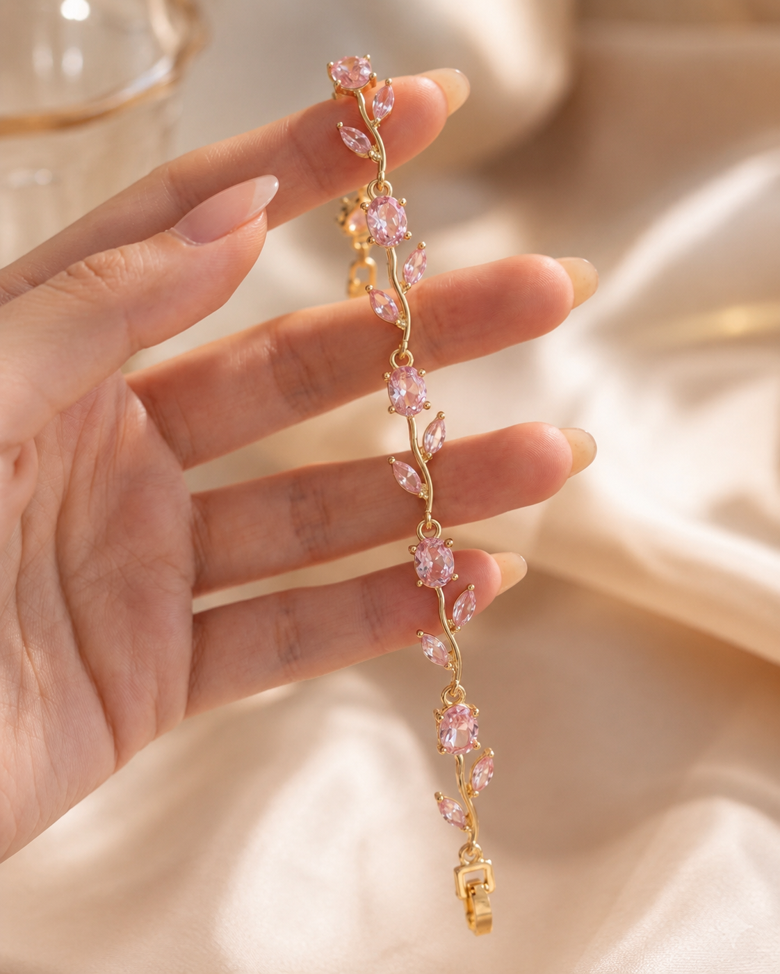 Blush Bloom Tulip bracelet
