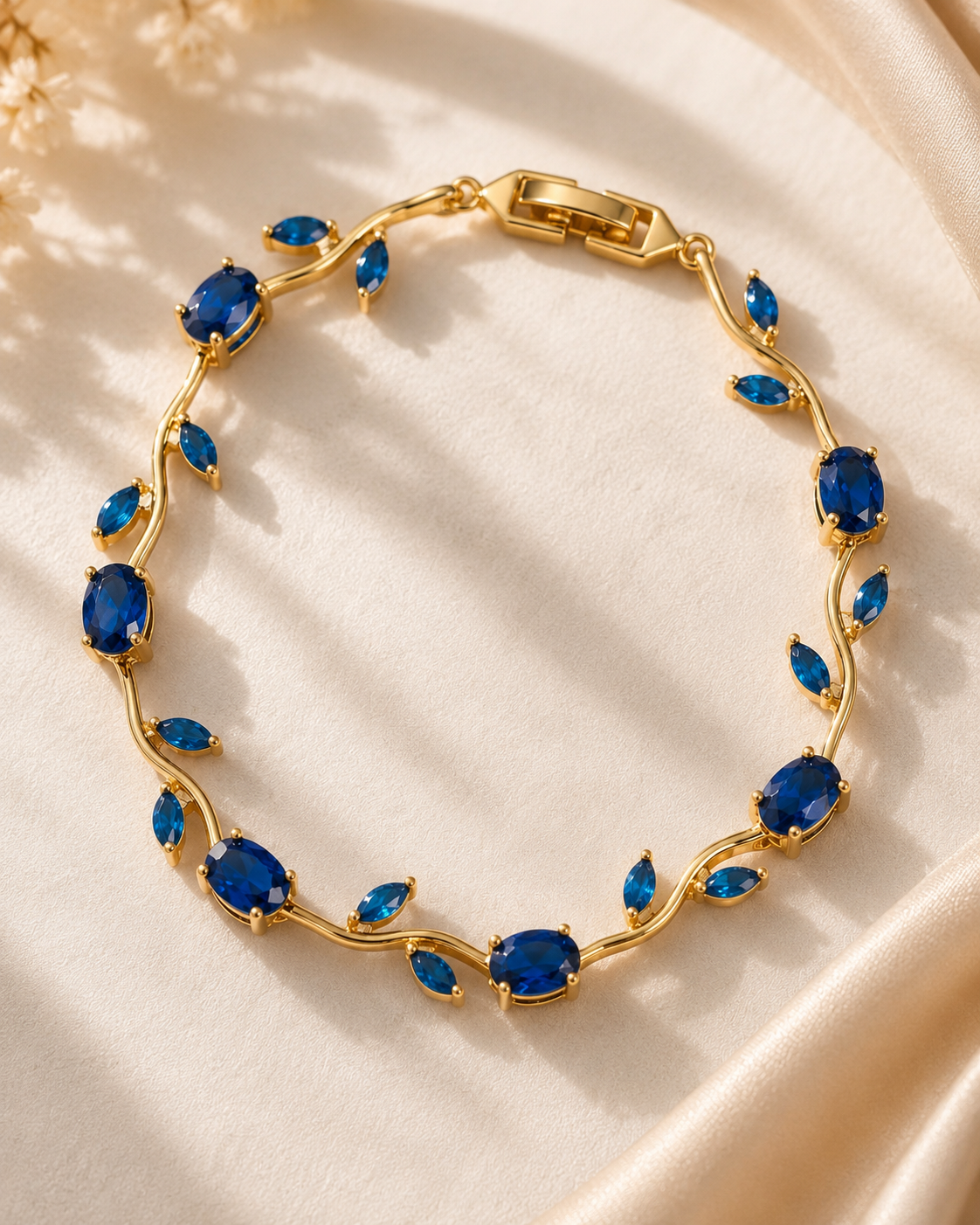 Royal Sapphire Tulip Bracelet
