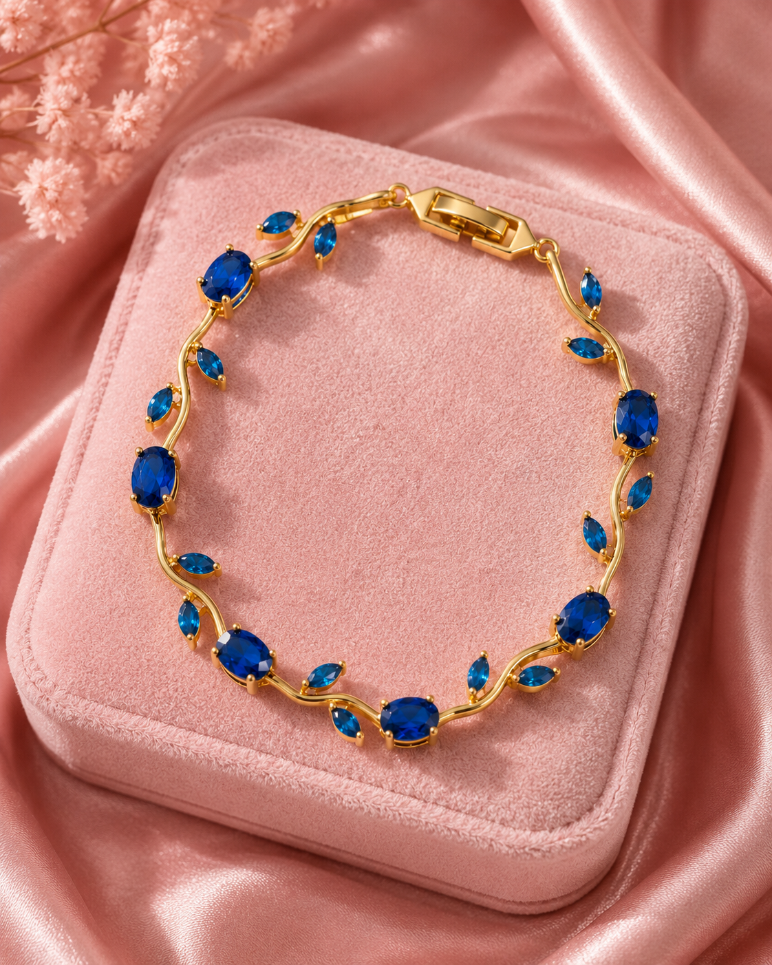 Royal Sapphire Tulip Bracelet