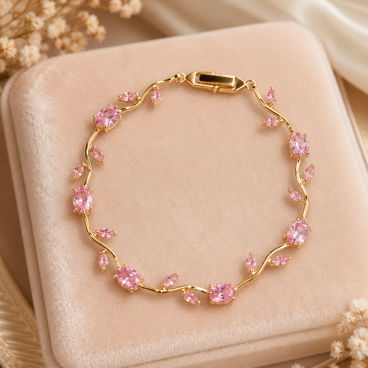 Blush Bloom Tulip bracelet