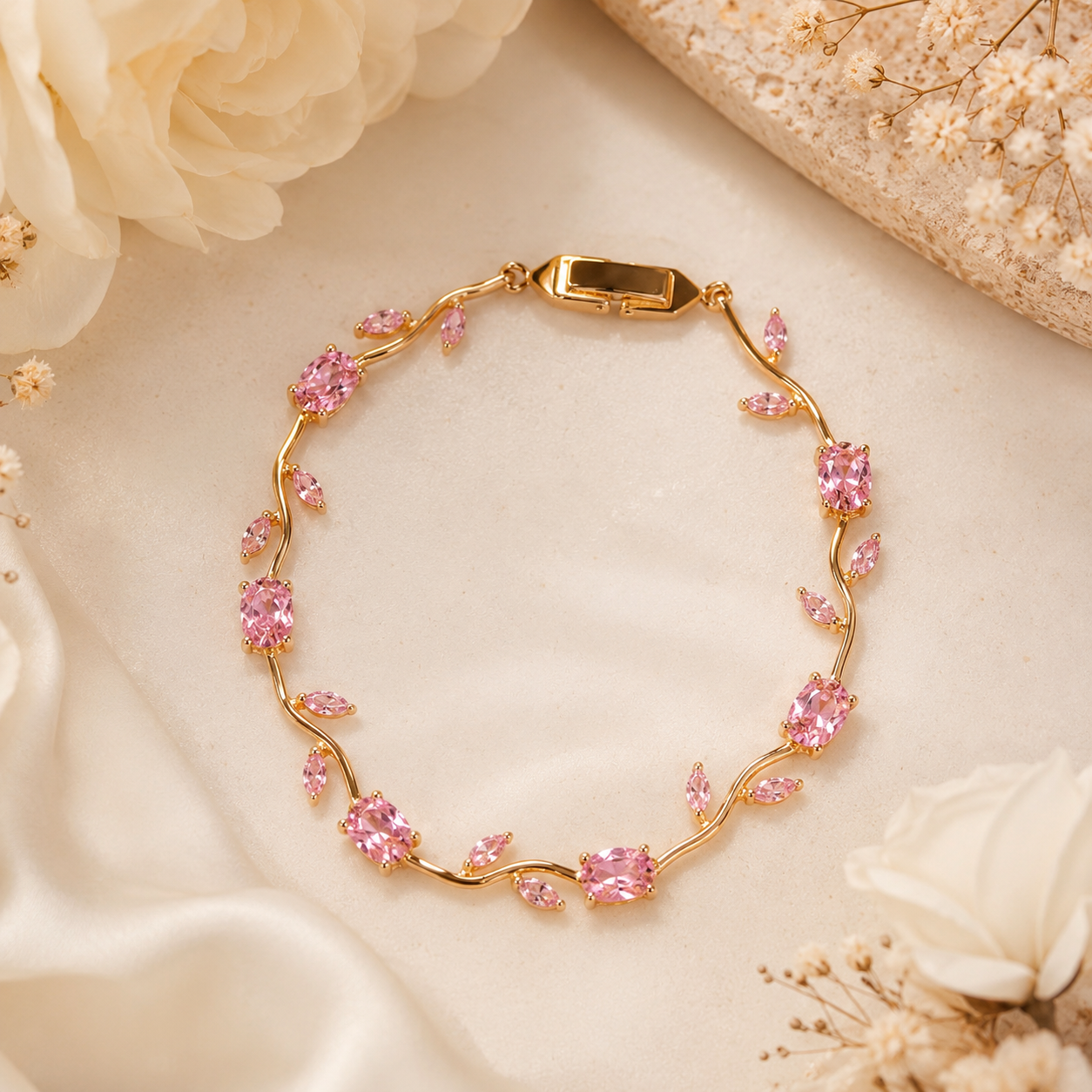 Blush Bloom Tulip bracelet