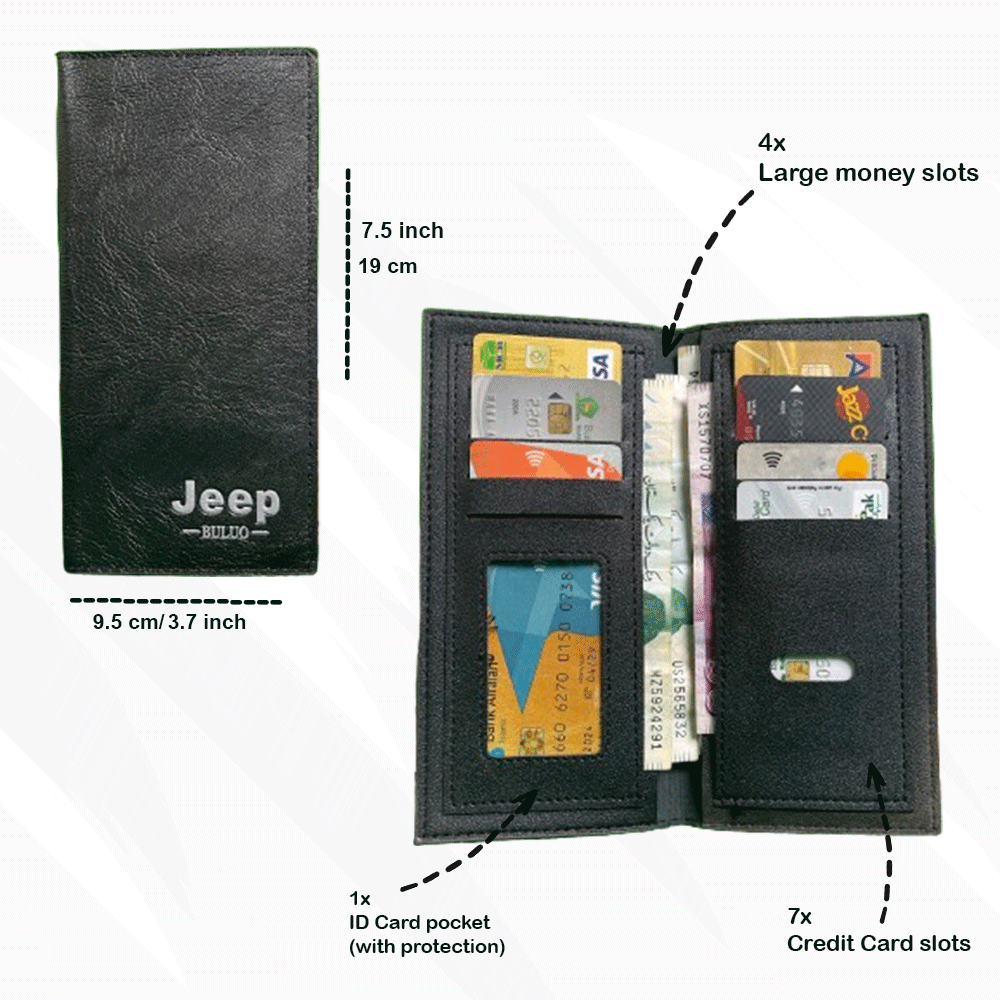 Versatile Zip Long Wallet - Soft, Stylish, Comfortable